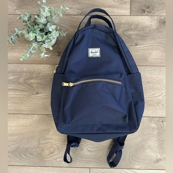 Herschel Supply Company Handbags - HERSCHEL Small Navy Blue Backpack
